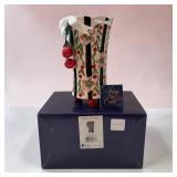 JM McCall blue sky Cherry vase