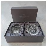 Waterford Crystal pair of accent dishes