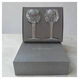 Pair Waterford crystal stems