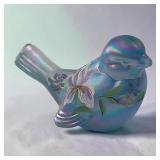 Fenton glass blue bird