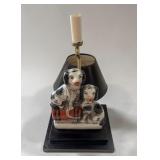 20' Staffordshire ceramic Dogs Lamp