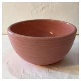5' McCoy pottery pink beehive mixing bowl