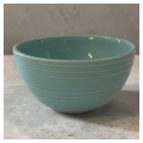 7' McCoy pottery turquoise beehive mixing bowl