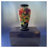 12' JM McCall blue sky pomegranate fig tall vase