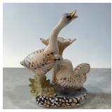 12' MC Italy ceramic geese planter
