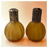 6' glass melon ornate metal top scent diffusers