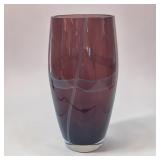 12' amethyst crystal cylinder vase
