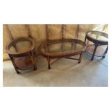 Coffee Table and 2 End Tables