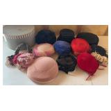 Vintage Ladies Hats lot