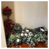 Large Lot of Faux Greenery