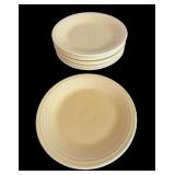 8 fiesta sunflower yellow dinner plates