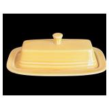 Fiesta sunflower yellow butter dish