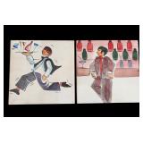 2 Marco e Cristina Italy 8' ceramic tiles