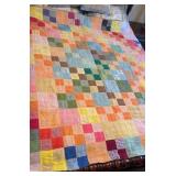 Hand Stitched Quilt 70 x 72