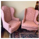 2 Wingback Chairs