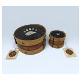 Boydï¿½s collection paw print wooden drumbs