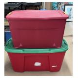 3 large totes
