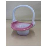 Vintage Cased Art Glass Brides Basket / Bonnet