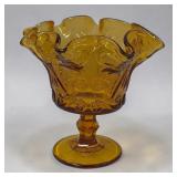 6' MCM atterberry scroll compote