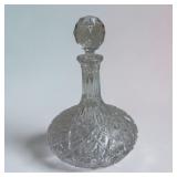 11' crystal ships decanter