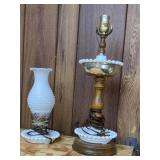 2 vintage table lamps