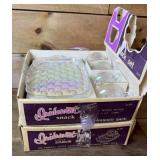 2 Iridescent snack sets