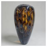 15' peacock feather cylinder vase
