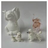 Vintage animal figurines