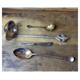 Silverplate serving utensils lot