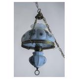 MC handpainted hanging melon shade lamp