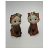 Japan kittens ceramic S&P