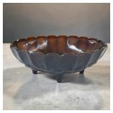 12' oblong paneled garage footed console bowl