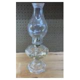 19' Vintage oil lamp