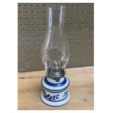 14' Flow blue oil lamp