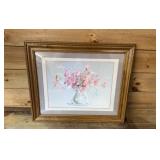 Signed Rosalind Oesterle Vase of Flowers