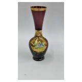 bohemian amethyst glass vase