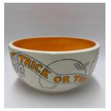 10' ceramic Halloween candy bowl