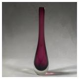 10' amethyst glass stretch vase
