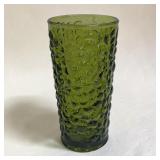 8' Indiana glass bubble cylinder vase
