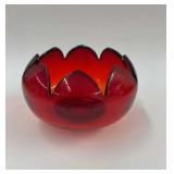 Ruby, red console bowl
