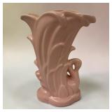 1940s McCoy pottery pink pastel vase