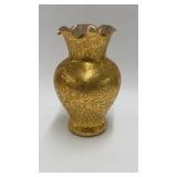 8' Gold gilded vase