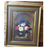 Flower boquet print framed