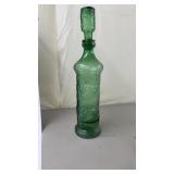 19' glass decanter
