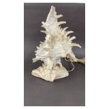 Vintage Seashell Lamp 9'