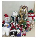Christmas Lot - Plush, Angel, Santa etc