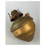 Antique Brass Oil Lamp