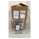 2 Full Boxes New Plastic Clam Shell Trays