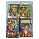 4 Disney VHS Movies