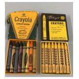 2 Boxes Vintage Crayons